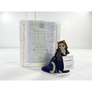 The Hamilton Collection Divine Feline Kat Middleton Princess Cat Figurine COA